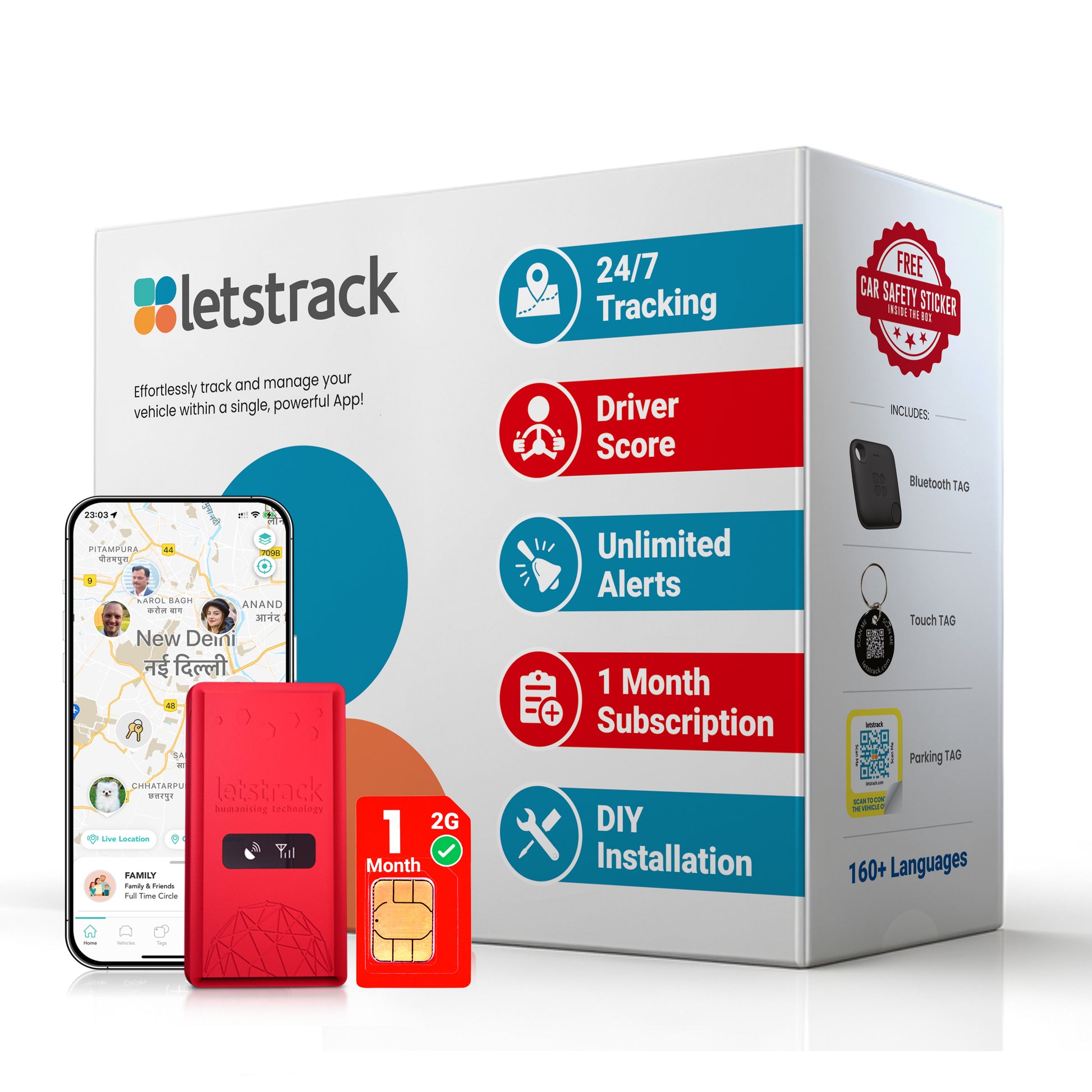 Advanced GPS tracker device for real-time location tracking and fleet management.