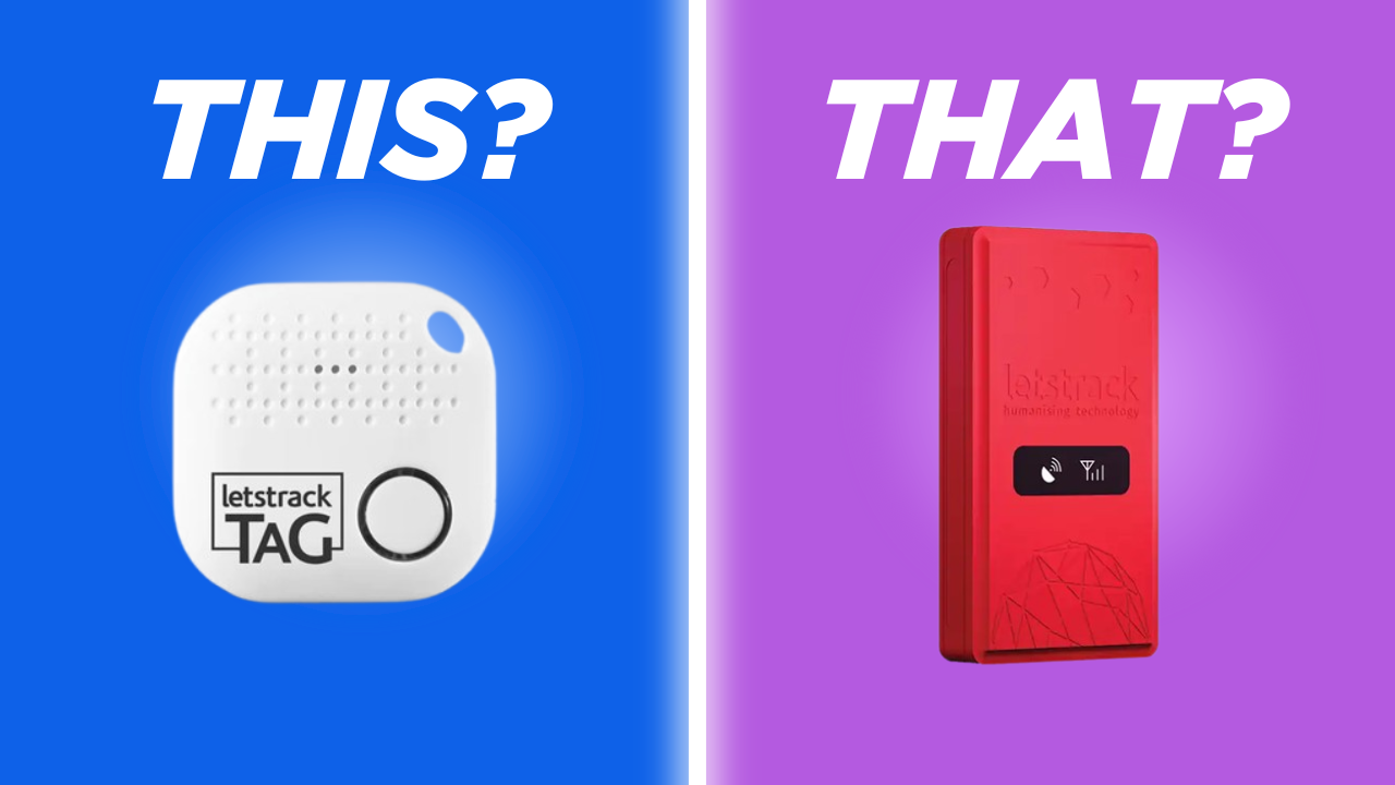 Side-by-side comparison of Bluetooth tracker and GPS tracker devices, highlighting key differences in technology and usage.