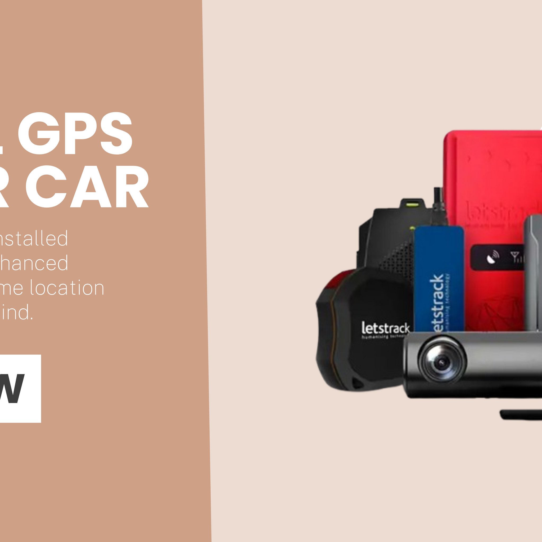 Letstrack GPS tracker discreetly installed in a car, providing real-time tracking and improved security for theft prevention.