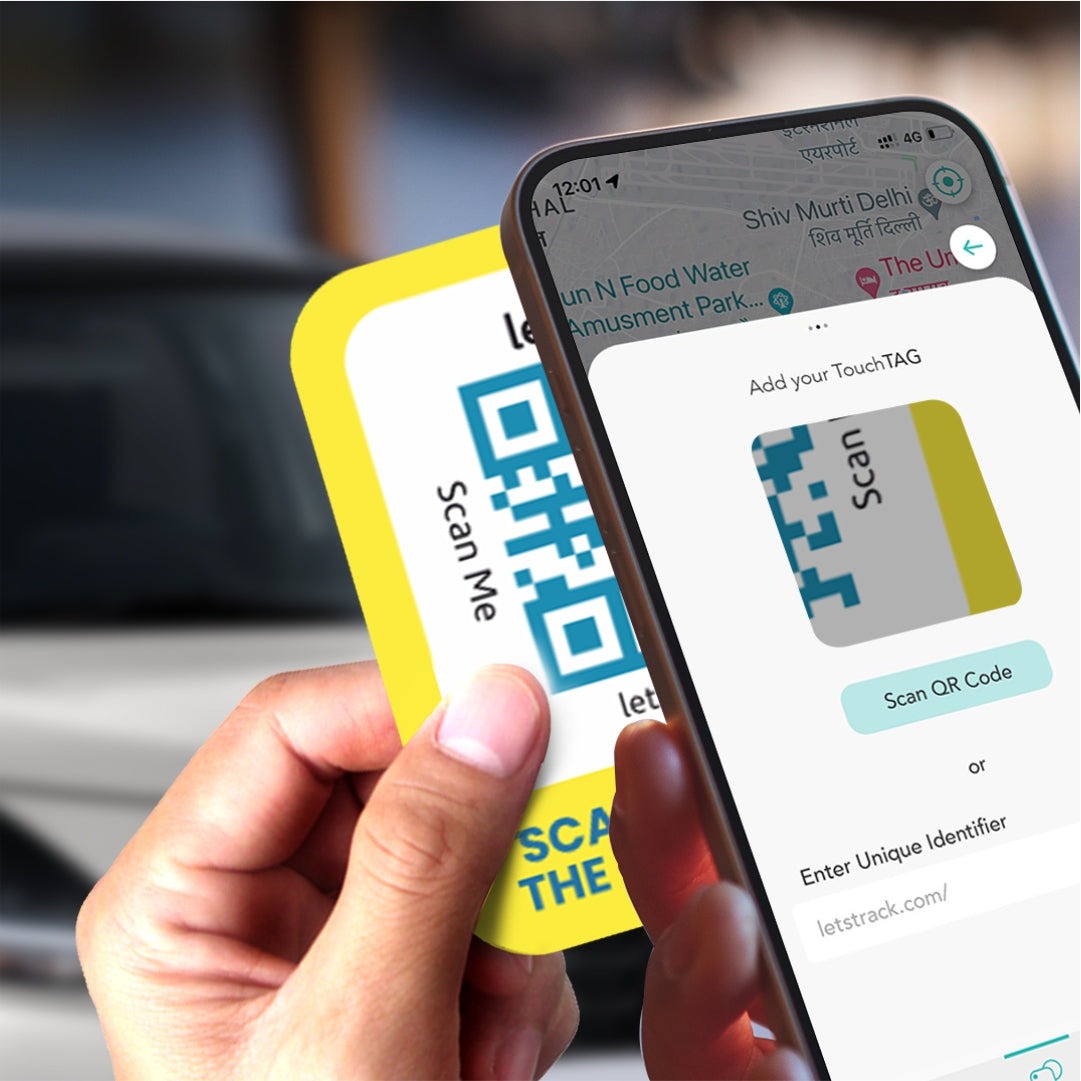 Parking QR TAG for Your Car | Parking TAG | Letstrack