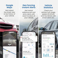 Plug-and-play OBD GPS car tracker with mobile app integration.