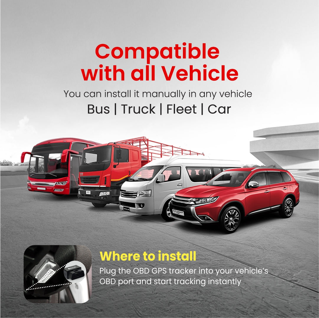 Compact car GPS tracking device with app support and geo-fencing.